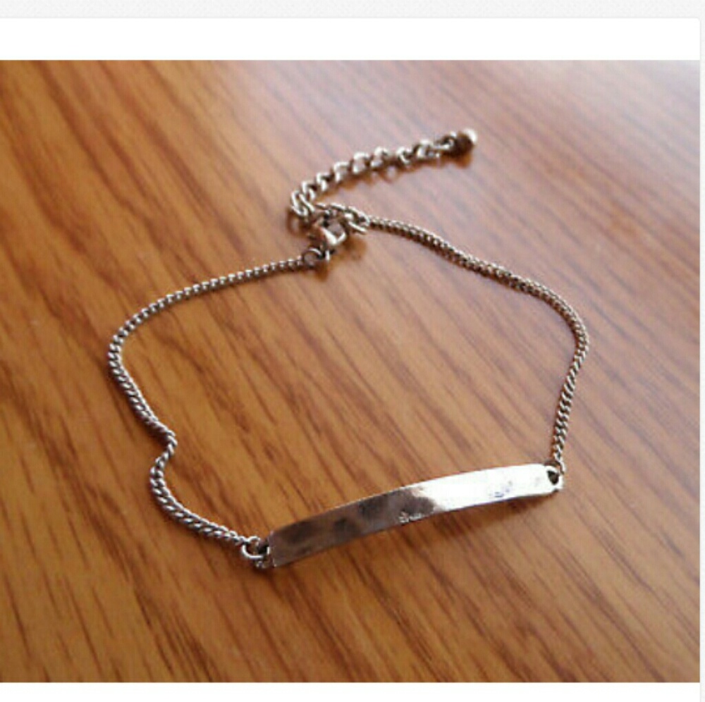 Silver tone ID Medical Bracelet 7"-9" Delicate!